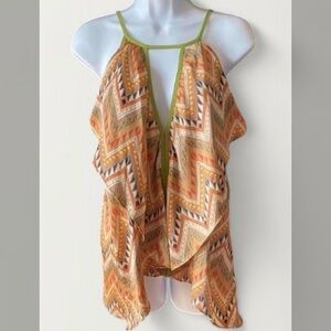 NWT | Ark & Co Endless Knot Ruffle Tank